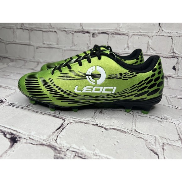 Leosi Women’s Green and Black Indoor Outdoor Soccer Cleats ￼Shoes Size 7.5 NEW - Picture 1 of 10